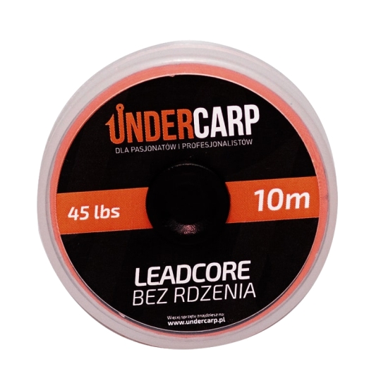 UnderCarp Leadcore bez rdzenia 10 m/45 lbs - brąz